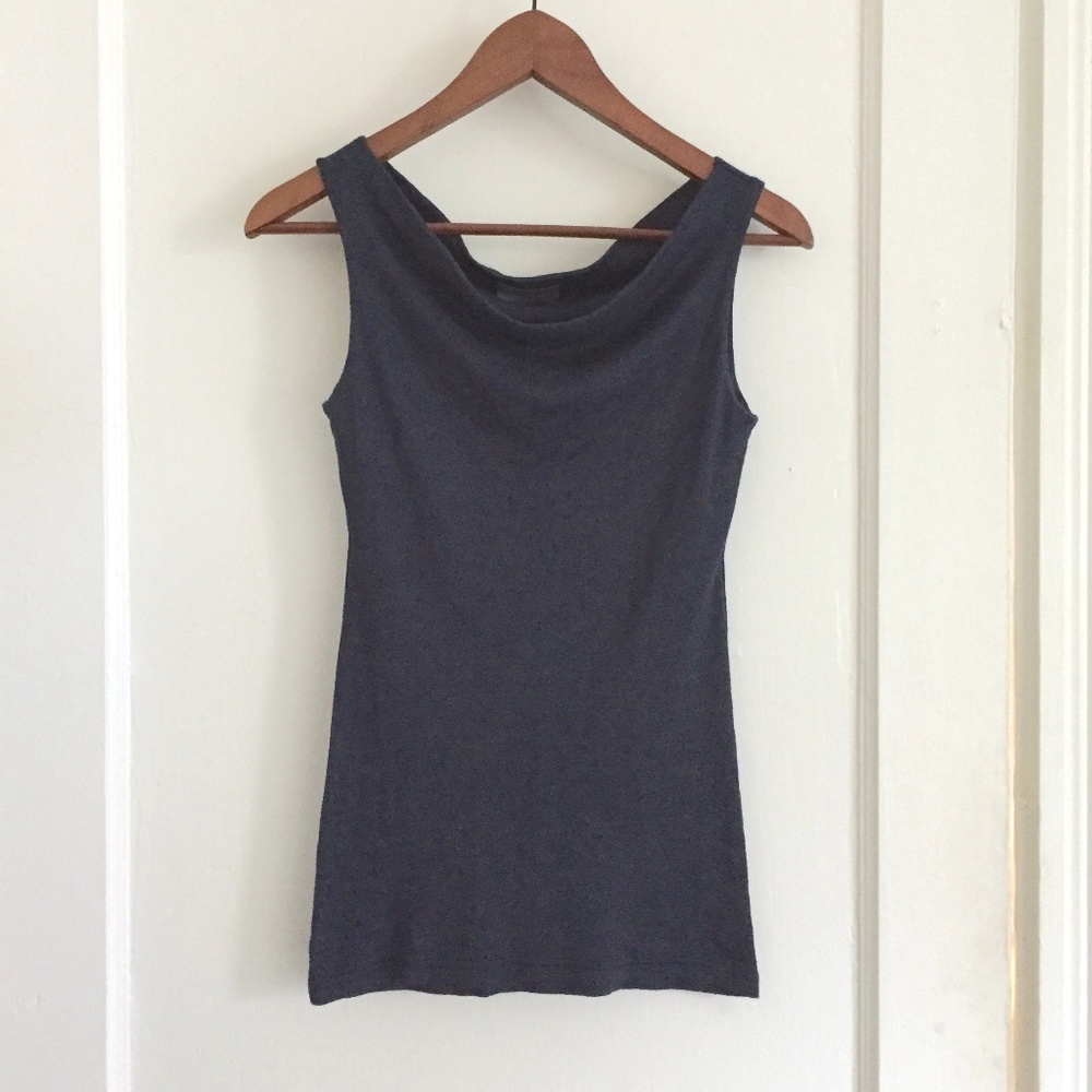 Michael Stars Shine Double Drape Tank